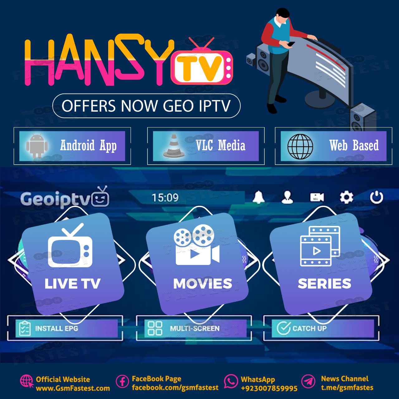 Hansy iPTV 6 Month Subscription 